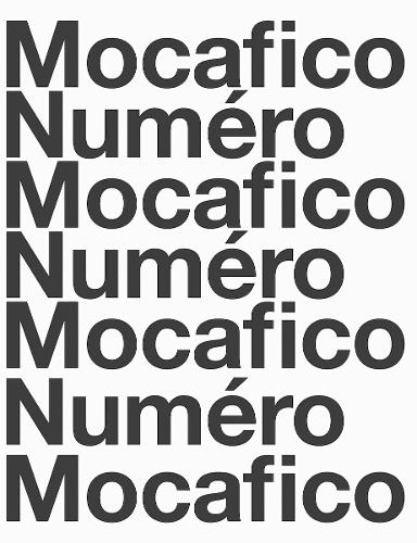 Guido Mocafico: Mocafico Numéro