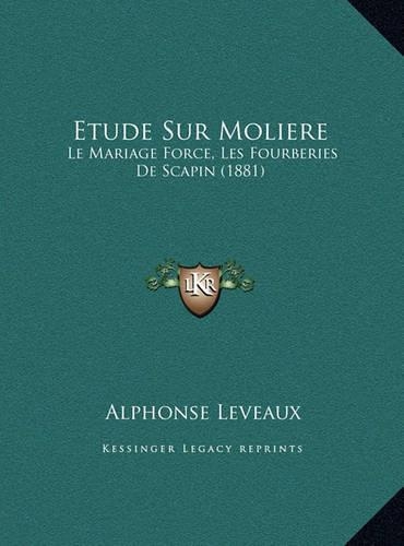 Etude Sur Moliere