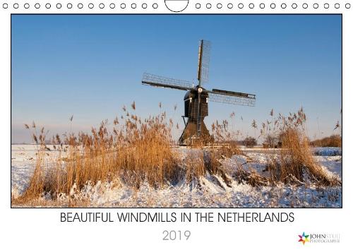 Beautiful windmills in the Netherlands 2019