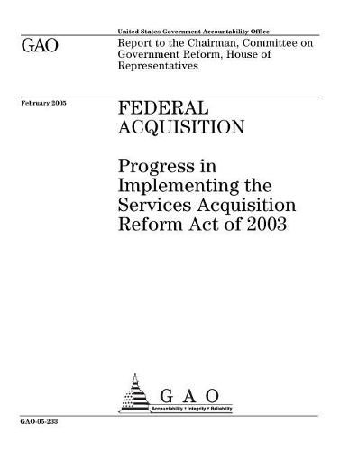 Gao-05-233 Federal Acquisition