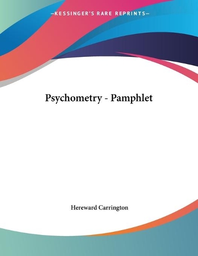 Psychometry - Pamphlet
