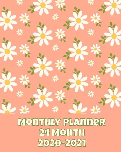 Monthly Planner, 24 Month, 2020-2021