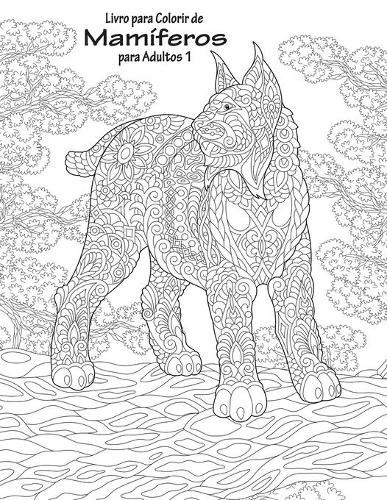 Livro para Colorir de Mamíferos para Adultos 1