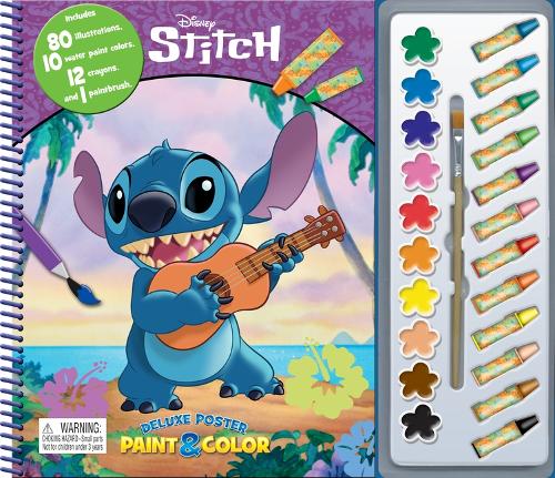 Disney Stitch Deluxe Poster Paint & Color