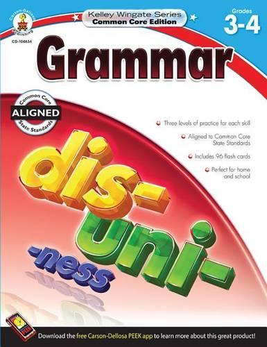 Grammar, Grades 3-4: Common Core Edition(Kelley Wingate)