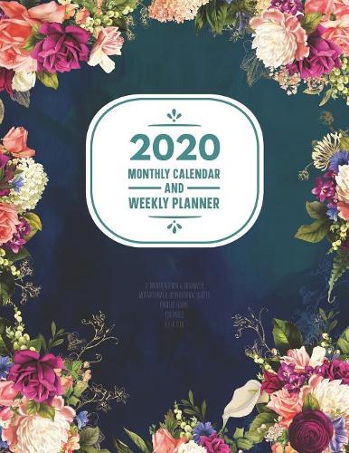 2020 Monthly Calendar And Weekly Planner