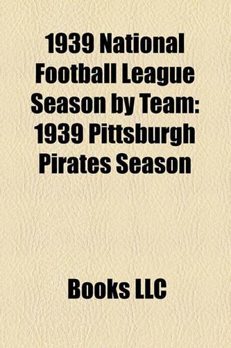 1939 National Football League Season by Team