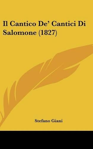 Il Cantico de' Cantici Di Salomone (1827)