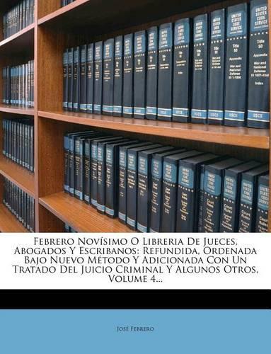 Febrero Nov Simo O Libreria de Jueces, Abogados y Escribanos