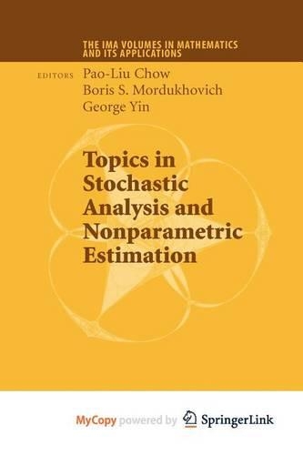 Topics in Stochastic Analysis and Nonparametric Estimation