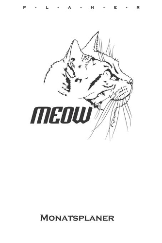 Mietzekatze Monatsplaner