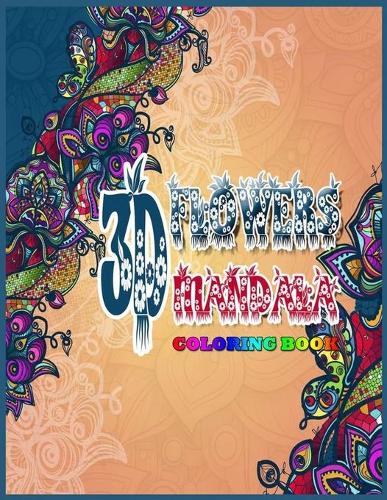 3D Flowers Mandala Coloring Book