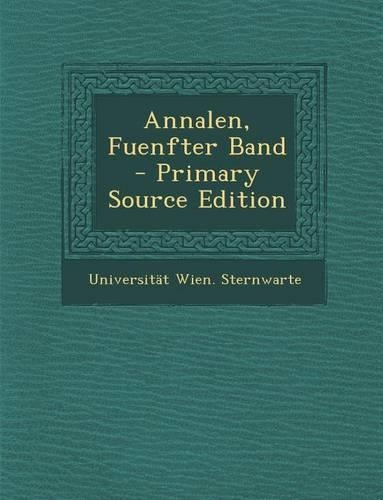 Annalen, Fuenfter Band