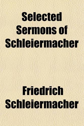 Selected Sermons of Schleiermacher