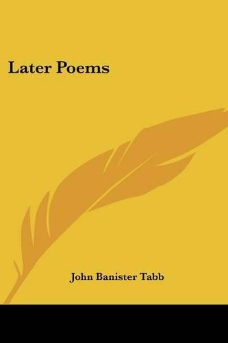 Later Poems