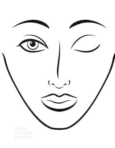 Makeup Face Chart Portfolio