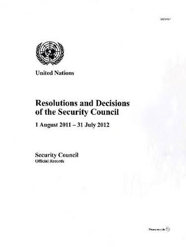 Resolutions and decisions of the Security Council
