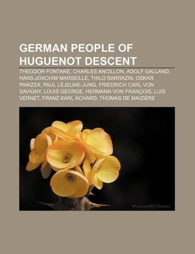 German People of Huguenot Descent