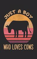 Just A Boy Who Loves Cows