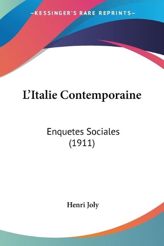 L'Italie Contemporaine