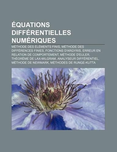 Equations Differentielles Numeriques