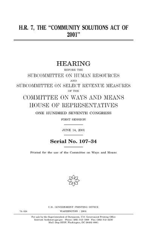 H.R. 7, the Community Solutions Act of 2001