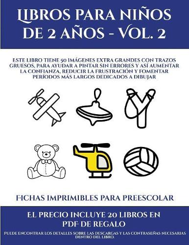 Fichas imprimibles para preescolar (Libros para niños de 2 años - Vol. 2)