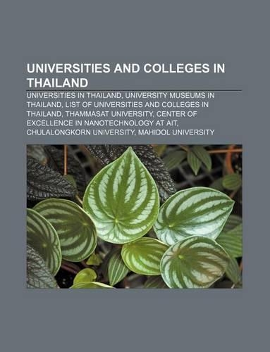 Universities and Colleges in Thailand