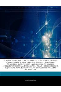 Articles on Former Municipalities in Nebraska, Including