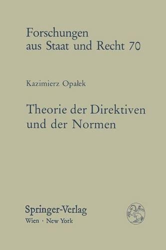 Theorie Der Direktiven Und Der Normen