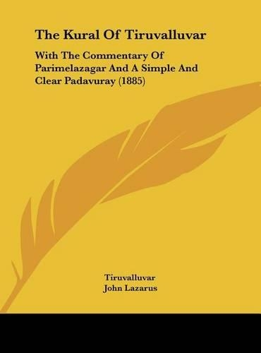 The Kural of Tiruvalluvar