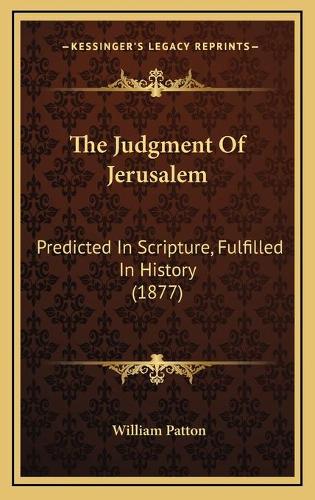 The Judgment Of Jerusalem