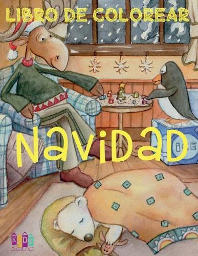 ❄ Libro de Colorear Navidad ❄ Libro Para Colorear ❄ Colorear Niños 5 Años