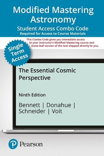 Modified Mastering Astronomy with Pearson Etext -- Combo Access Card -- For Essential Cosmic Perspective-- 18 Months