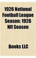 1926 National Football League Season