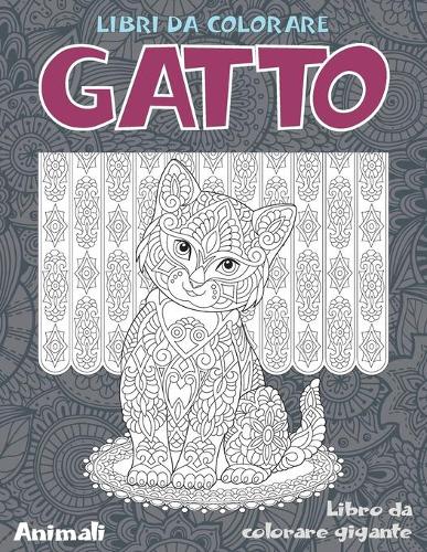 Libri da colorare - Libro da colorare gigante - Animali - Gatto