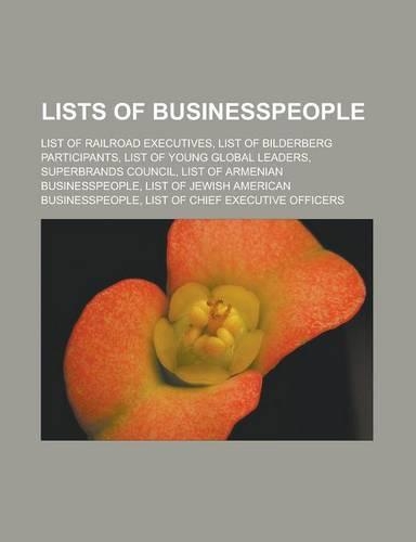 Lists of Businesspeople