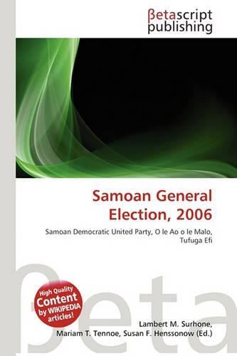 Samoan General Election, 2006