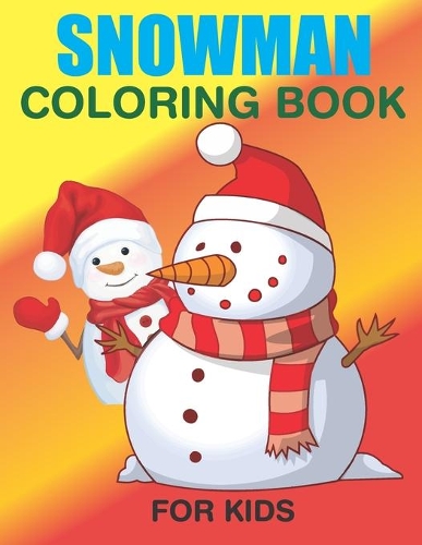 Snowman coloring book for kids
