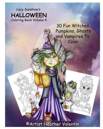 Lacy Sunshine's Halloween Coloring Book Volume 4