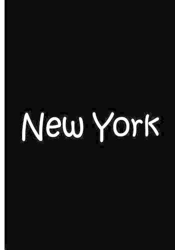 New York - Black and White Notebook / Journal / Blank Lined Pages