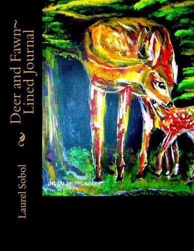Deer and Fawn Lined Journal