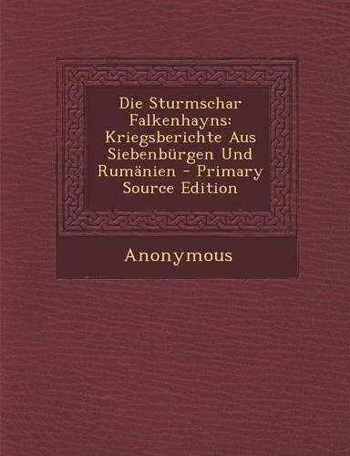 Die Sturmschar Falkenhayns