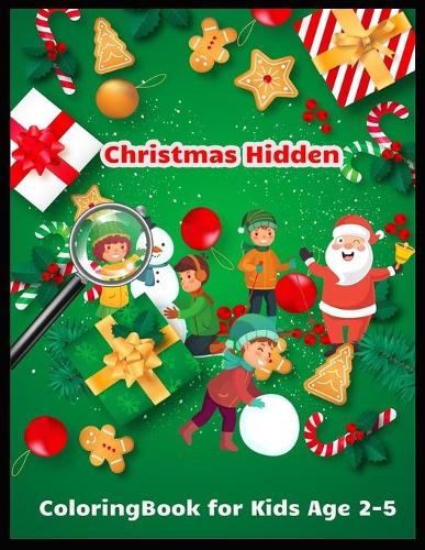 Christmas Hidden Coloring Book for Kids Age 2-5
