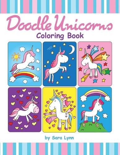 Doodle Unicorns Coloring Book
