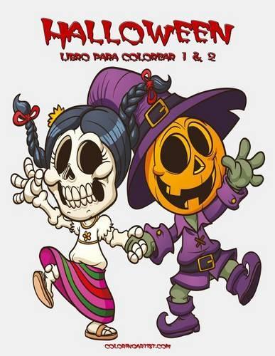Halloween libro para colorear 1 & 2