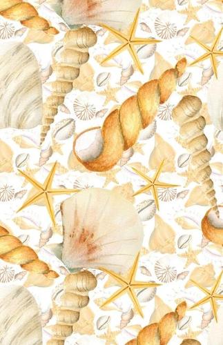 Bullet Journaling Notebook Gold Beach Seashells