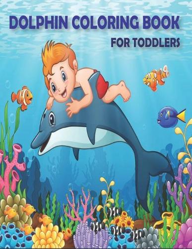 Dolphin coloring book for toddlers
