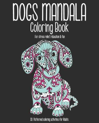 Dogs Mandala Coloring Book
