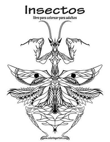 Insectos libro para colorear para adultos 1